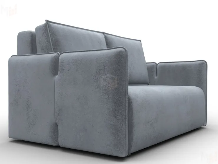 Диван прямой Лига-117 ( TOWER 10 серый )