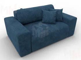 Кресло Лига-036 НПБ ( BRUT 11 синий )