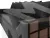Диван прямой Дубай Лайт ( Черный )