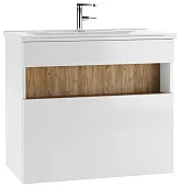 Тумба подвесная под умывальник "Elena 80" Fortuna В1 Домино
