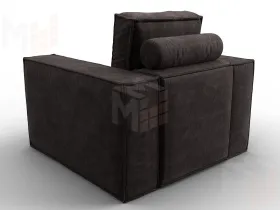 Кресло Лига-081 НПБ ( BRUT 17 коричневый )