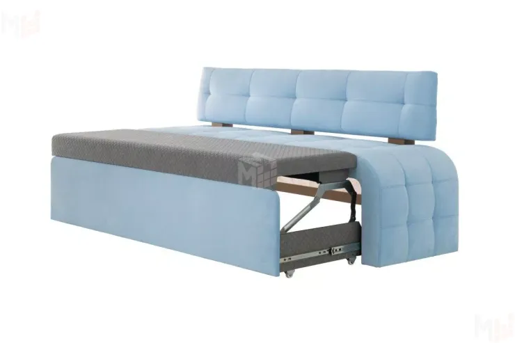 Кухонный диван Бристоль со спальным местом Голубой