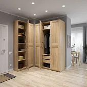 2.06.01.040.3 МАКС шкаф 2 двери 75х38х233 сонома RU