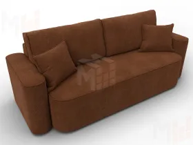 Диван прямой Лига-118 НПБ ( LAIM 14 терракотовый )