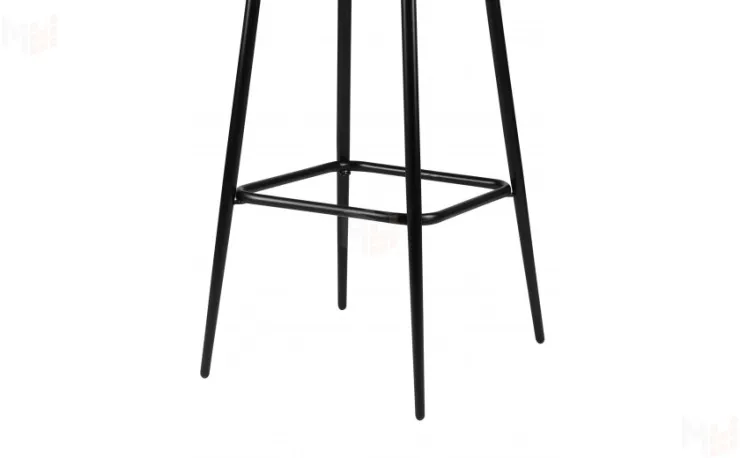 Барный поворотный стул Эйден Confetti blue/черный