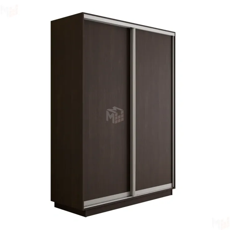 Шкаф-купе Оптим 2-х дверный 120 см. 1 штанга, 6 полок, 2 ящика