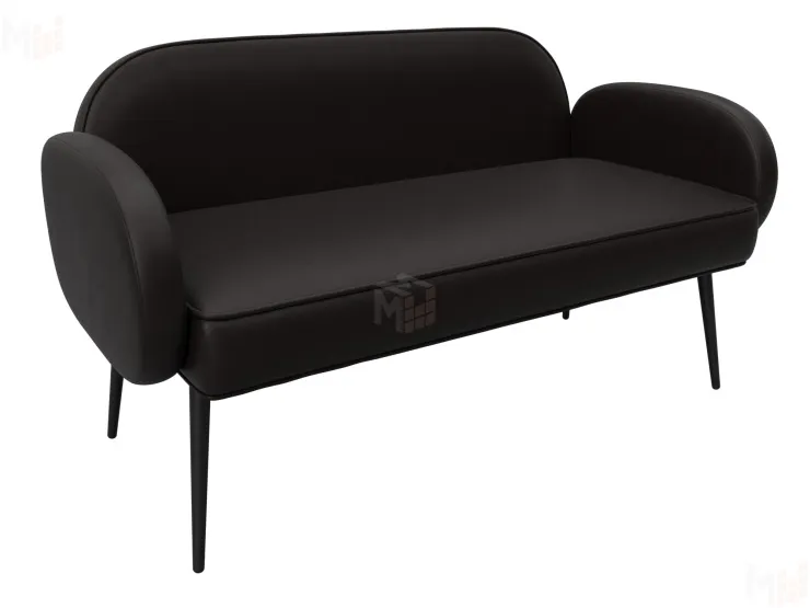 Диван прямой Лига-086 ( GRIFON 12 коричневый )