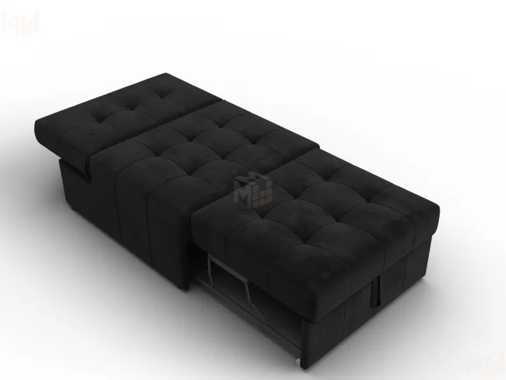 Кресло-кровать Лига-107 (80) ( SEVEN 35 черный )