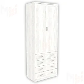 Шкаф для белья со штангой и ящиками 103