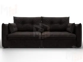 Диван прямой Лига-100 НПБ ( BRUT 17 коричневый )