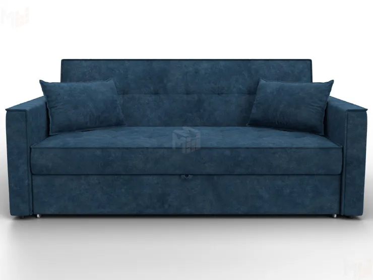 Диван прямой Лига-104 (160) ( BRUT 11 синий )