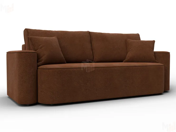 Диван прямой Лига-118 НПБ ( LAIM 14 терракотовый )