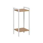 Подставка для цветов Leset Стилвуд 12 (Белый/Дуб крафт золотой)