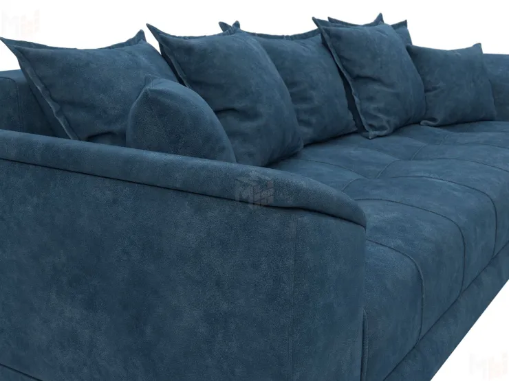 Диван прямой НордСтар НПБ ( BRUT 11 синий )