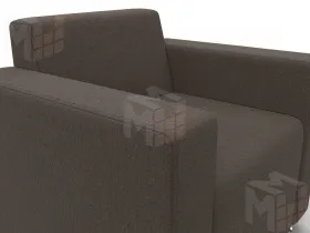 Кресло Лига-093 ВН ( Амур 05 коричневый )