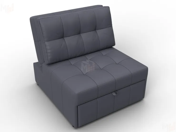 Кресло-кровать Лига-107 (80) ( GRIFON 15 серый )