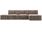 Диван угловой модульный с пуфом Лига-060 НПБ Лонг угол универсальный