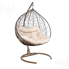 Подвесное кресло LESET БАЛИ (Коричневый/Бежевый)