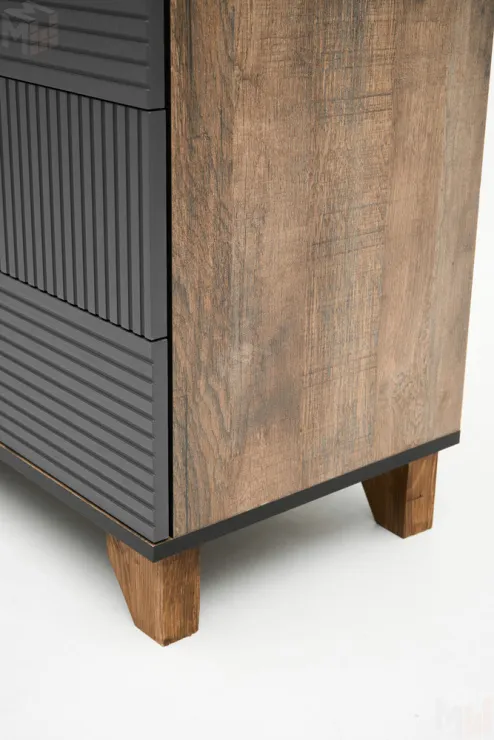 Комод Копенгаген (дуб самдал/серый графит)