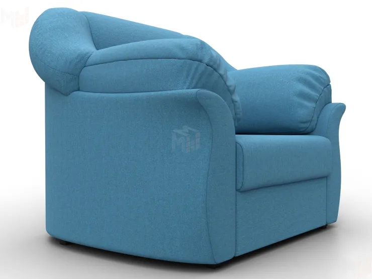 Кресло Карнелла ( Амур 10 голубой )
