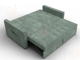 Диван прямой Лига-104 (160) ( BRUT 08 зеленый )