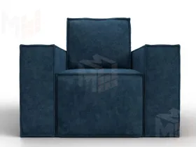 Кресло Лига-081 НПБ ( BRUT 11 синий )