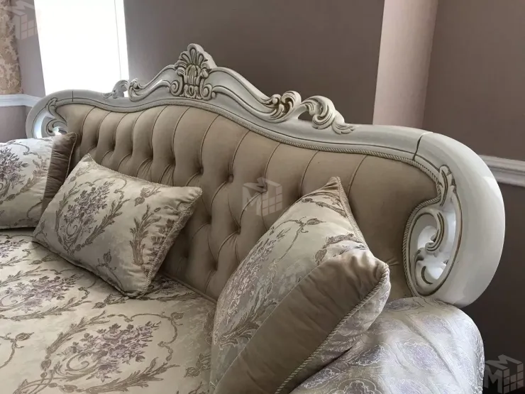 Диван Мона Лиза 3х местный белый глянец