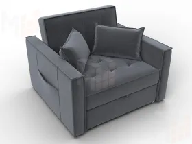 Кресло-кровать Лига-104 (80) ( SEVEN 17 серый )