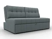Диван прямой Лига-107 (140) ( Амур 07 серый )