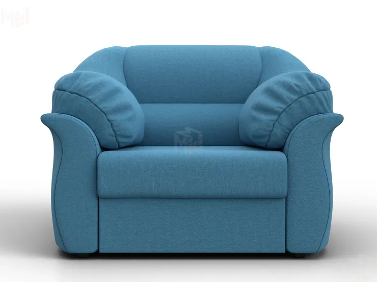 Кресло Карнелла ( Амур 10 голубой )