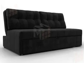 Диван прямой Лига-107 (160) ( SEVEN 35 черный )