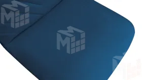 Стул Шерри К3 Белый матовый, Велюр Confetti Blue