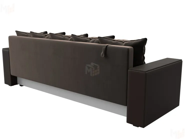 Диван прямой Дубай Лайт ( Коричневый;Коричневый )