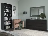 S00302 Варма 6Д комод 160х77х40 шпон ясень, черный