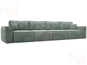 Диван прямой Лига-081 НПБ МегаЛонг ( BRUT 08 зеленый )