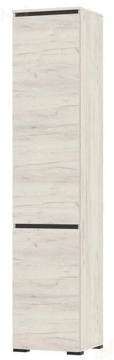 Пенал ГРЕТТА 2С  Дуб Крафт белый - Антрацит