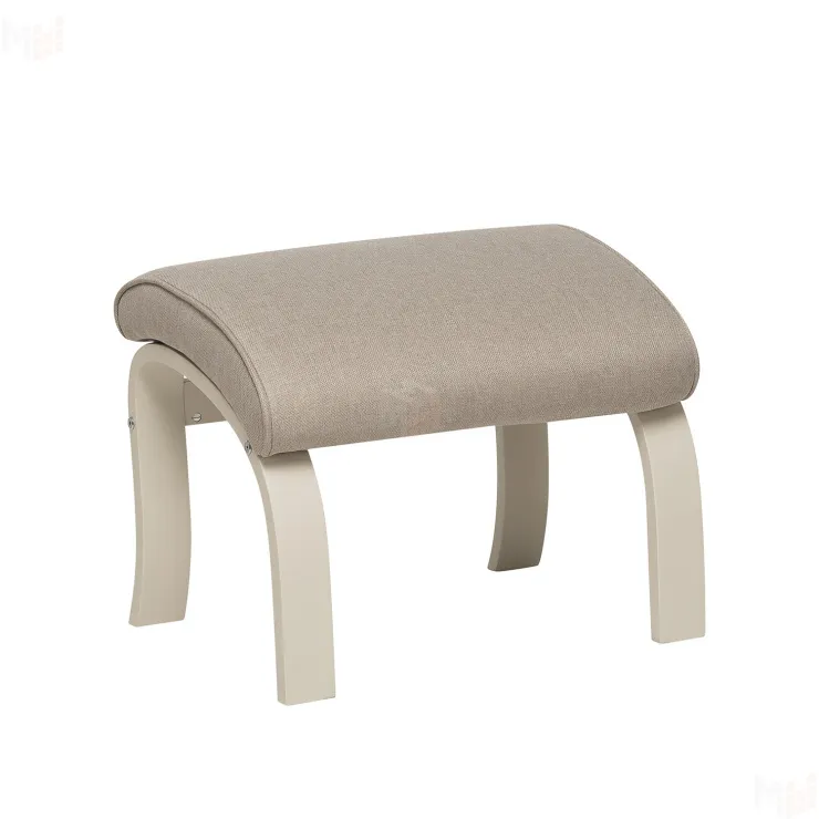 Пуф Leset Универсальный с кантом (Слоновая кость/Malmo 05 (бежевый), кант Malmo 05 (бежевый))