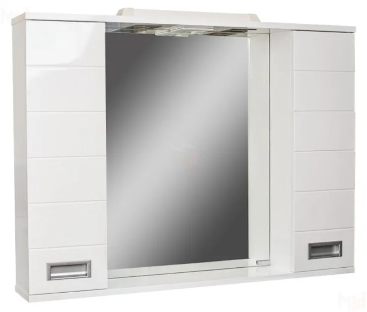 Шкаф-зеркало Cube 90 Эл. Домино 