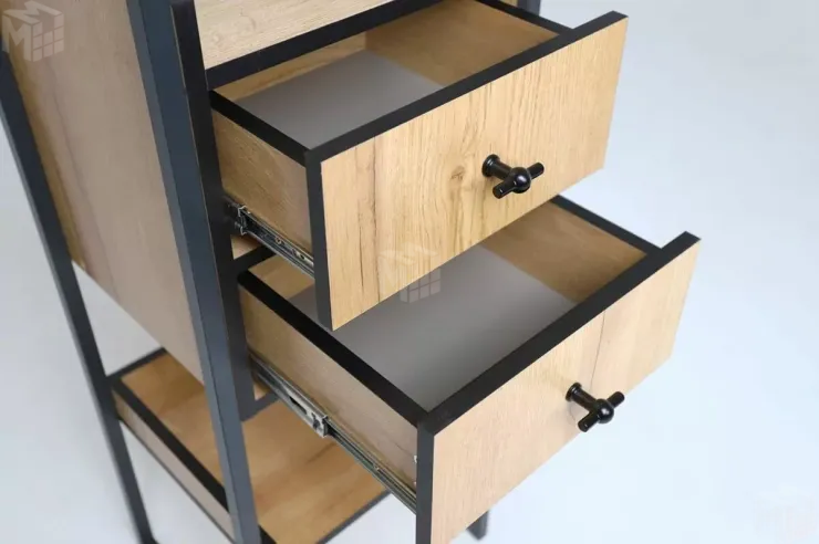 Стеллаж Берген 3 Дуб Крафт Золотой