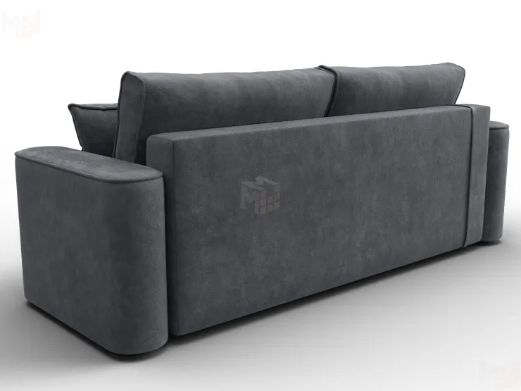 Диван прямой Лига-118 НПБ ( BRUT 16 темно-серый )