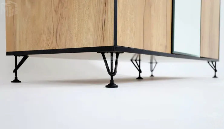 Шкаф 3-х створчатый Лофт 3 Дуб Крафт Золотой