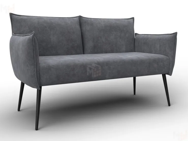 Диван прямой Лига-083 ( BRUT 16 темно-серый )