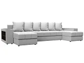 Диван П-образный Дубай полки слева
