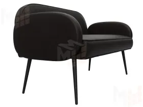 Диван прямой Лига-086 ( GRIFON 12 коричневый )