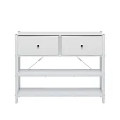 Комод Leset Нирита/Хайди с полками 2 ящика (Белый/Белый/Белый)