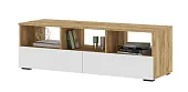 Тумба ТВ Хелен ТБ 02 дуб крафт золото -  белый