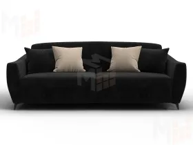 Диван-книжка Лига-095 НПБ ( SEVEN 35 черный )