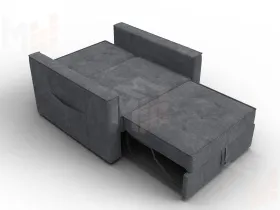 Кресло-кровать Лига-104 (80) ( BRUT 16 темно-серый )