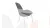 Стул Франк (конус) исп. 2 - ДП2-30 Белый матовый/Микровелюр Catania Silver (серый)