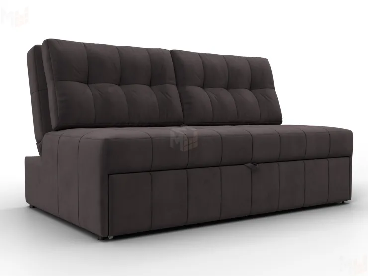 Диван прямой Лига-107 (140) ( SEVEN 727 коричневый )